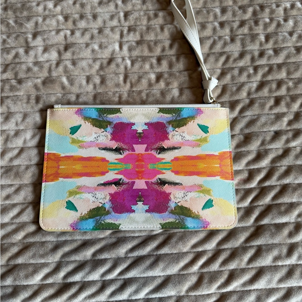 Laura Park Multicolor Wristlet Clutch